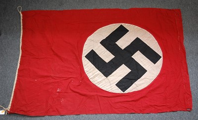 Lot 226 - A German Third Reich NSDAP flag, having a...