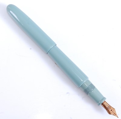 Lot 24 - A Japanese Nakaya Portable Cigar fountain pen,...