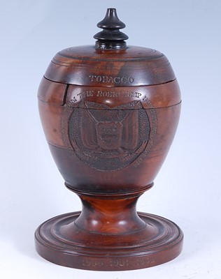 Lot 114 - A Boer War Prisoner of War turned wooden...