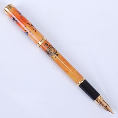 Lot 3 - A boxed Waterman Anastasia 'Reva Latin' Ocre...