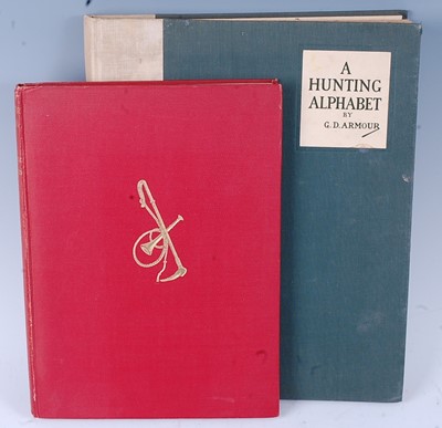Lot 323 - Armour, George Denholm: A Hunting Alphabet,...