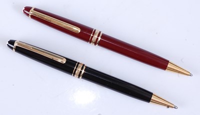 Lot 93 - Two Montblanc Meisterstuck ballpoint pens, in...