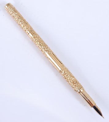 Lot 76 - An Edwardian Mabie Todd & Co 'Swan' rolled...