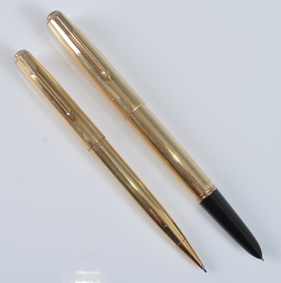 Lot 9 - A cased Parker Signet / Insignia gold filled...