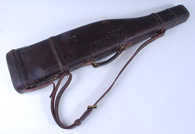 Lot 340 - A 20th century brown stitched leather leg of...