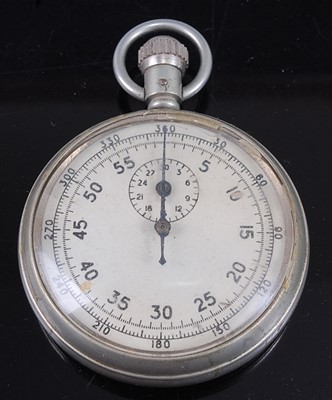 Lot 18 - A WW II Air Ministry nickel cased open face...