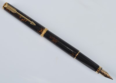 Lot 54 - A Parker Premier Chinese Laque fountain pen,...