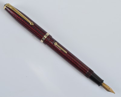 Lot 18 - A Conway Stewart 85L fountain pen, in red...