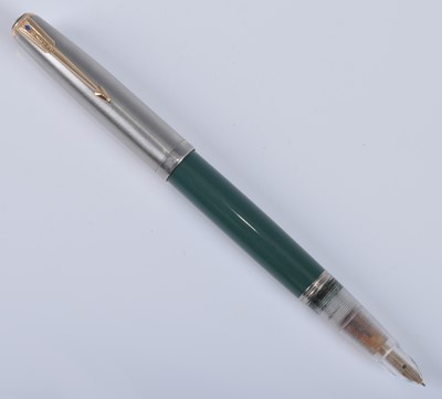 Lot 37 - A Parker 51 double jewelled fountain pen, in...