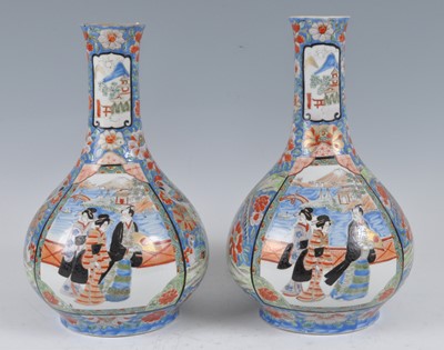 Lot 1288 - A pair of Japanese Meiji period Arita...