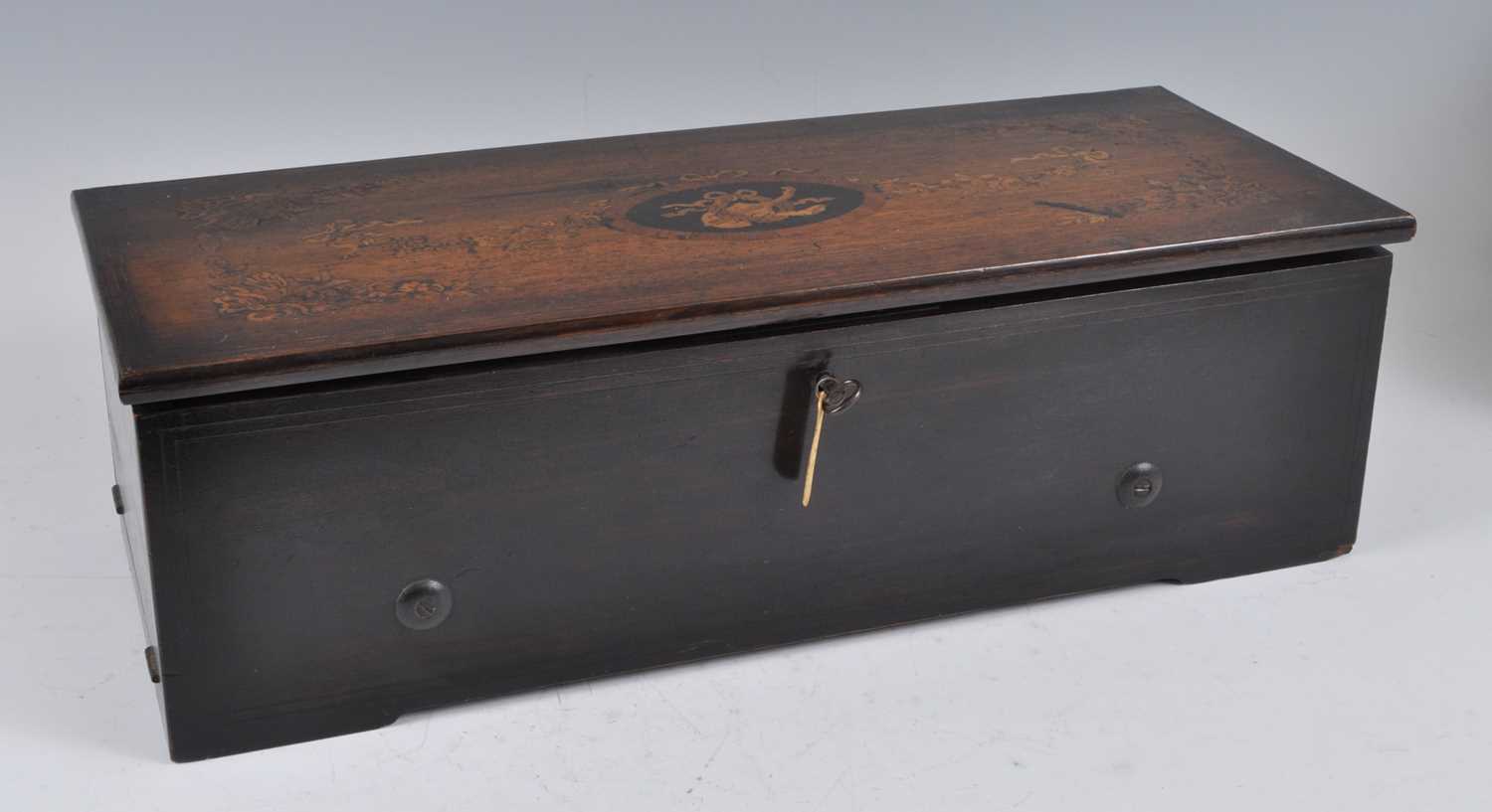 Lot 1253 - Nicole Freres - a Swiss rosewood and floral...