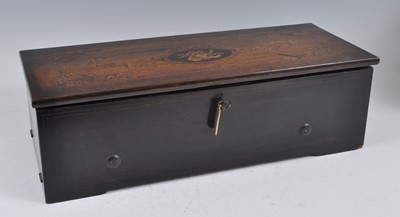 Lot 1253 - Nicole Freres - a Swiss rosewood and floral...
