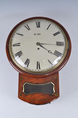 Lot 1356 - A circa 1820 mahogany and brass inlaid...