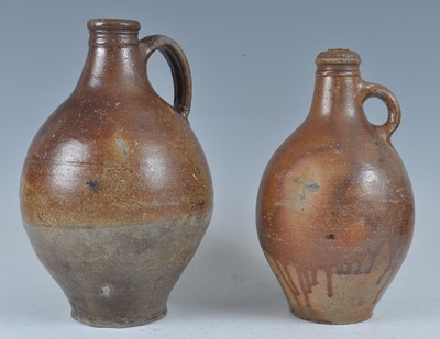 Lot 1029 - An early 18th century German salt glazed...