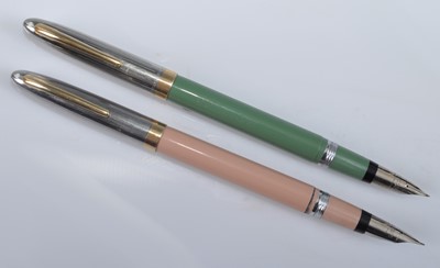 Lot 101 - Two Sheaffer Snorkel fountain pens, in...