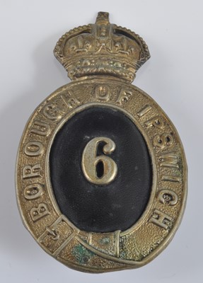 Lot 246 - A collection of assorted police helmet plates...