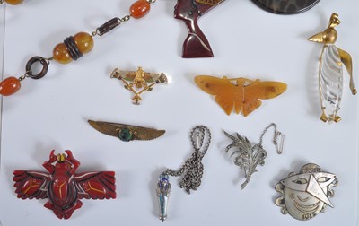 Lot 2635 - A collection of costume jewellery, to include...