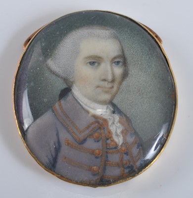 Lot 2638 - Circa 1800 English school - bust portrait of a...