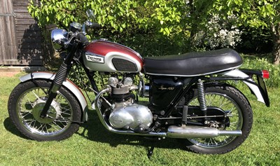 Lot 1493 - A 1969 Triumph Tiger 100 500cc motorcycle...