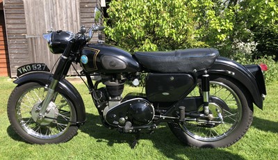 Lot 1490 - A 1957 AJS 16MS 350cc motorcycle Registration...