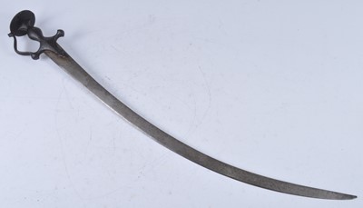 Lot 257 - A late 19th century Indo-Persian Tulwar,...