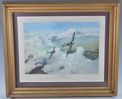 Lot 178 - Robert Taylor, b.1951, Duel of Eagles, print,...