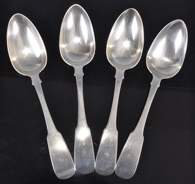 Lot 1079 - A set of four Scottish Provincial silver...