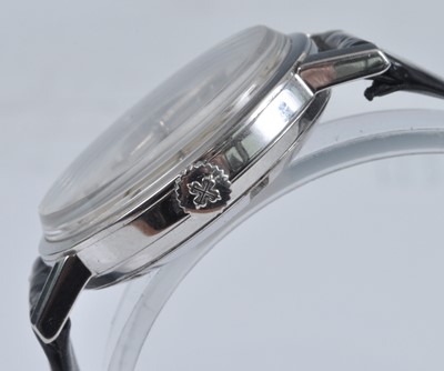 Lot 1227 - A Patek Philippe Calatrava gent's stainless...