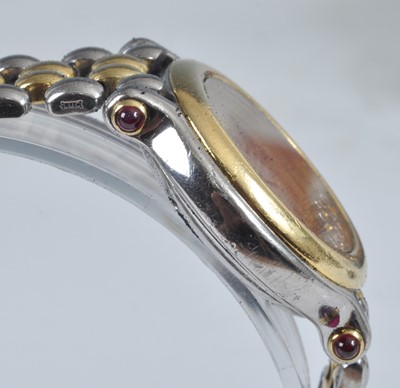 Lot 1228 - A ladies Chopard bi-metal Happy Sport...