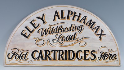 Lot 320 - A contemporary painted pine advertising board...