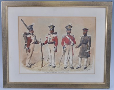 Lot 111 - Richard Simkin, (1840-1926), 50th, The Queens...