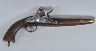 Lot 209 - A 19th century Belgian flintlock Sea Service...