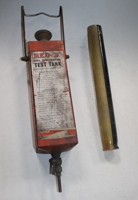 Lot 1504 - A Redex fuel consumption test tank, with...