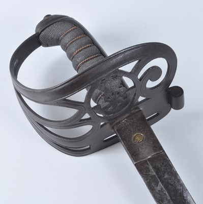 Lot 221 - A British 1827 pattern Rifle Officers sword,...