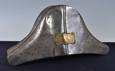 Lot 241 - A 19th century French Naval Bicorne hat, with...