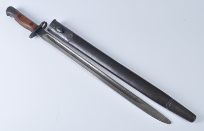 Lot 142 - A British 1907 pattern bayonet, the 42.5cm...