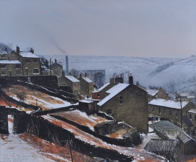 Lot 1351 - Peter Brook (1927-2009) - Snow on the Pennine...
