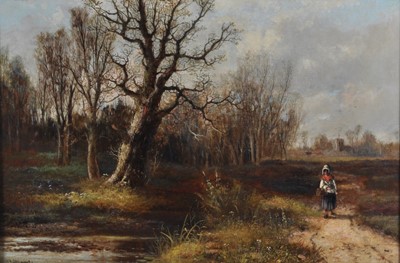 Lot 1336 - Abraham Hulk Jnr (1851-1922) - Lone traveller...