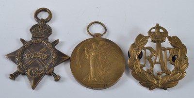 Lot 67 - A WW I 1914-15 Star and Victory pair, naming...