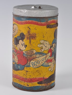 Lot 217 - A WW II child's respirator housed in a...