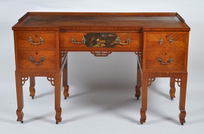 Lot 1426 - A circa 1900 Japanese influenced satinwood...
