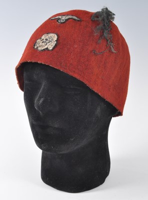 Lot 293 - A German Waffen SS Handschar Division fez,...