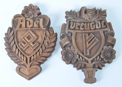 Lot 105 - A German Third Reich simulated oak...