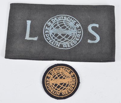 Lot 166 - A German Zeppelin Shipping Company armband,...