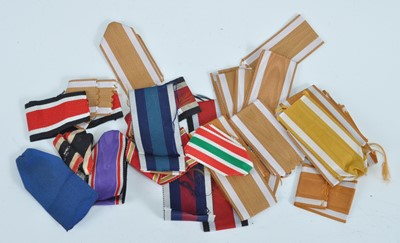 Lot 300 - A small collection of medal ribbons, to...