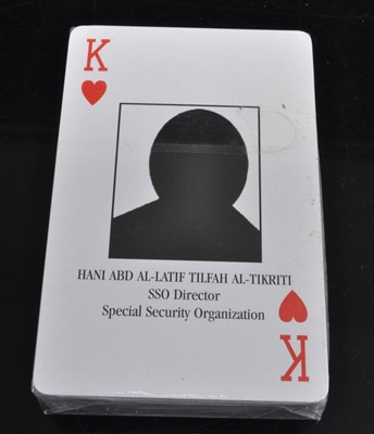Lot 4 - A pack of Iraq War Most Wanted ID playing...
