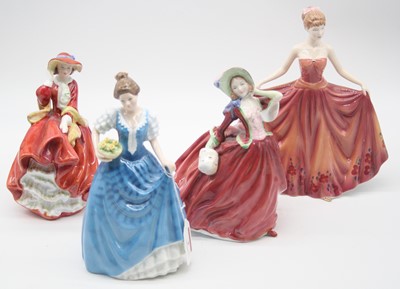 Lot 3 - A collection of four Royal Doulton figurines...