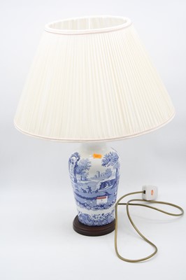 Lot 7 - A Copeland Spode Italian style blue & white...