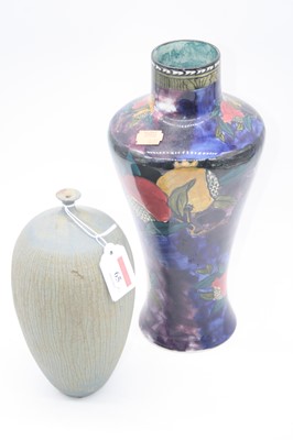 Lot 65 - A late 20th century studio pottery stoneware...