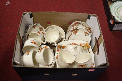 Lot 101 - An Art Deco part dinner and tea service,...